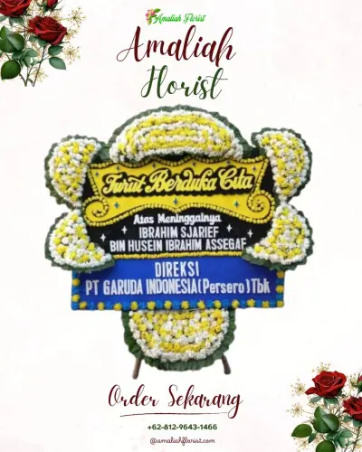 Papan Bunga Duka di Cakung Timur